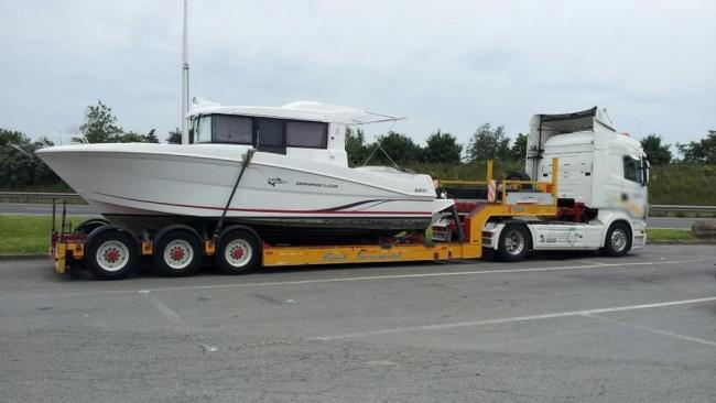 Transport de bateau par la route | Espagne